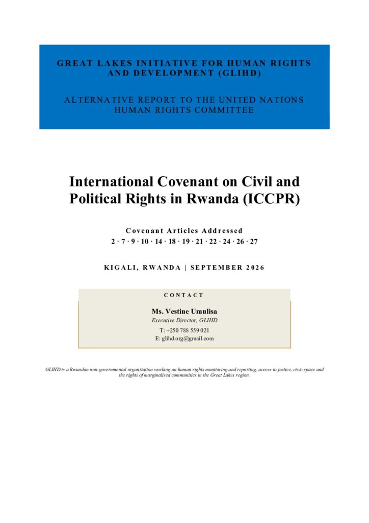 thumbnail of GLIHD ALTERNATIVE REPORT UNDER ICCPR, 146th Session of HRC